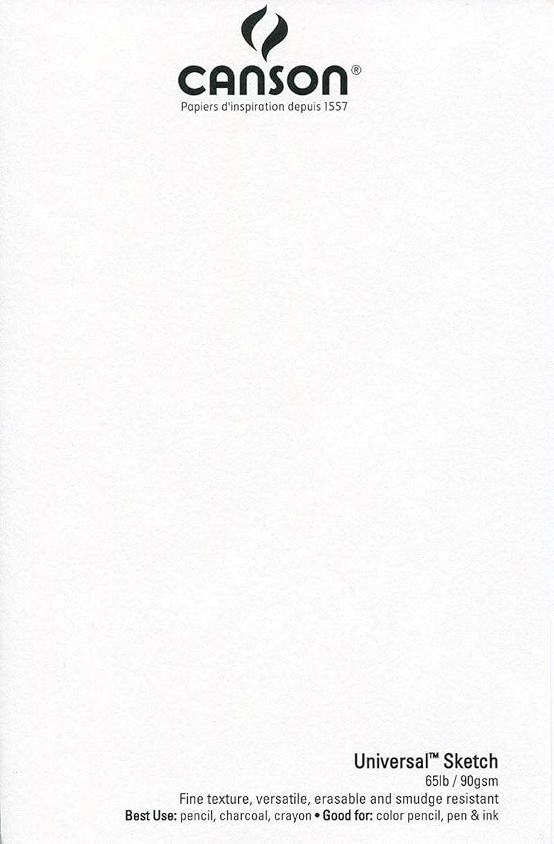 Canson Universal Heavyweight Sketch Pads, 9 in. x 12 in., 100 Sheets - Image 3