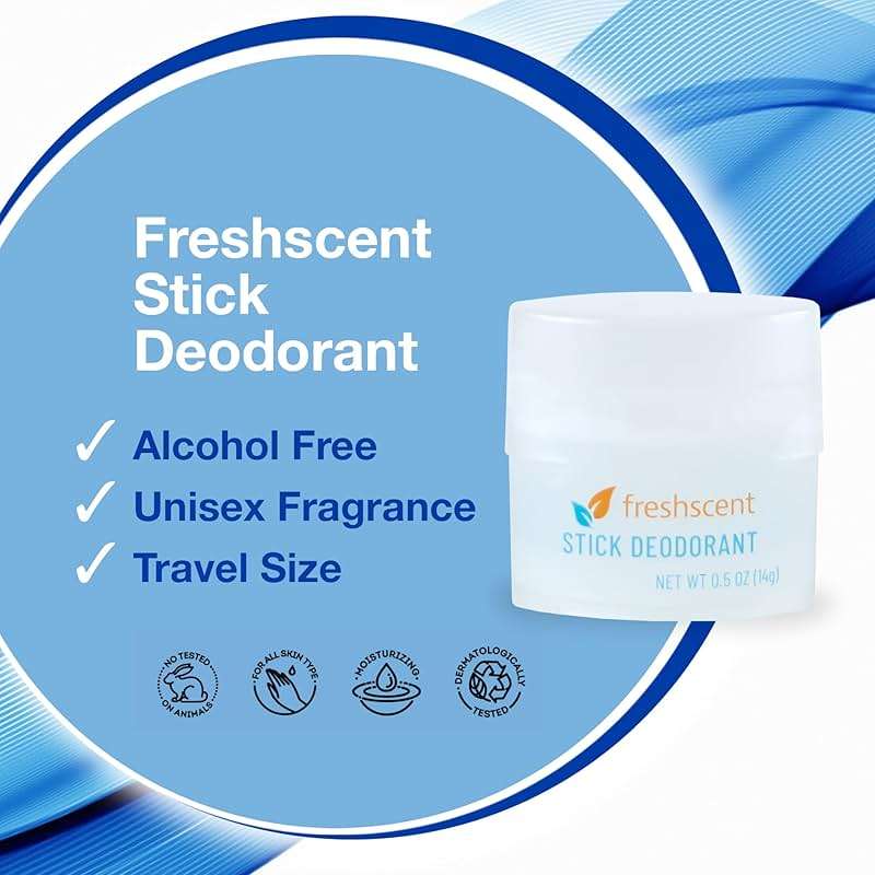 (144 Pack) Freshscent 0.5 oz. Stick Deodorant, Travel Size, Alcohol Free, light fragrance, bulk packed and perfect for donations. - Image 3