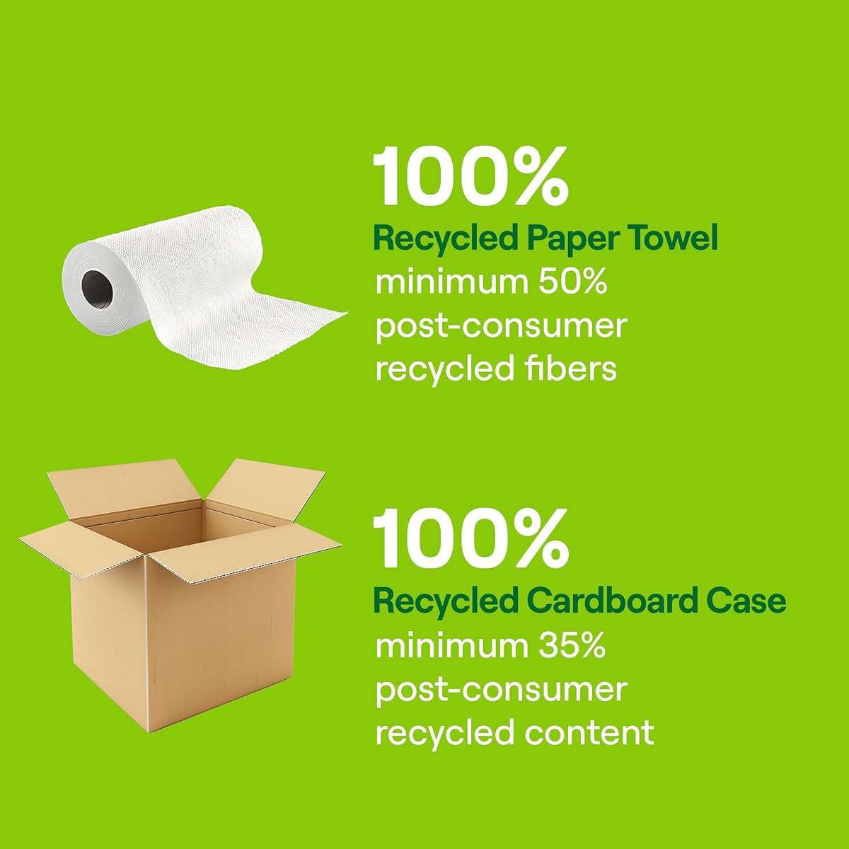 Seventh Generation Paper Towels, 100% Recycled Paper, 2-ply, 2 Rolls (Packaging May Vary) - Image 6