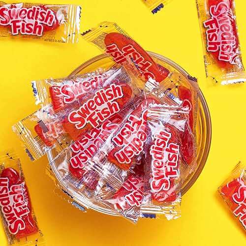 SWEDISH FISH Individually Wrapped Soft & Chewy Gummy Candy, Bulk Candy, 240 Count Box - Image 7