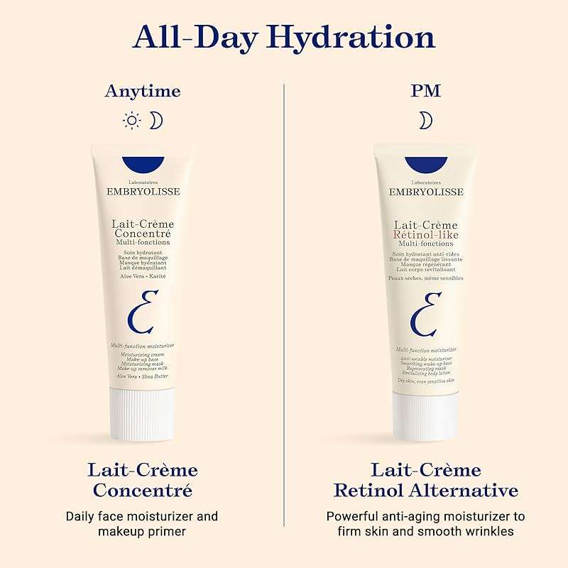 Embryolisse Lait-Crème Concentré Face Moisturizer and Makeup Primer, French Face Cream With Shea Butter & Aloe Vera - Image 7