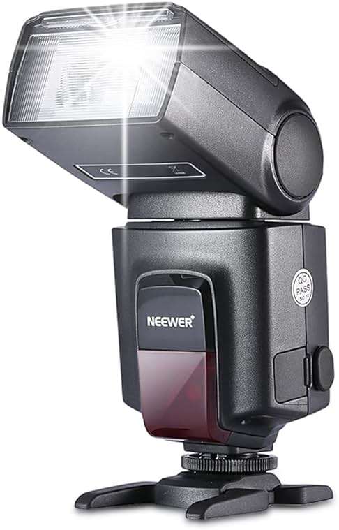 NEEWER TT560 Camera Flash Speedlite Compatible with Canon Sony Nikon Panasonic Olympus Pentax and Other DSLRs, Compatible with Sony ZV1, NOT for ZV-1F, Speedlight with Standard Hot Shoe Mount - Image 1