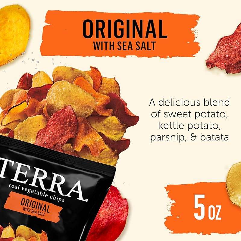 Terra Vegetable Chips, Original Vegetable Chips with Sea Salt, 5 oz - Image 3