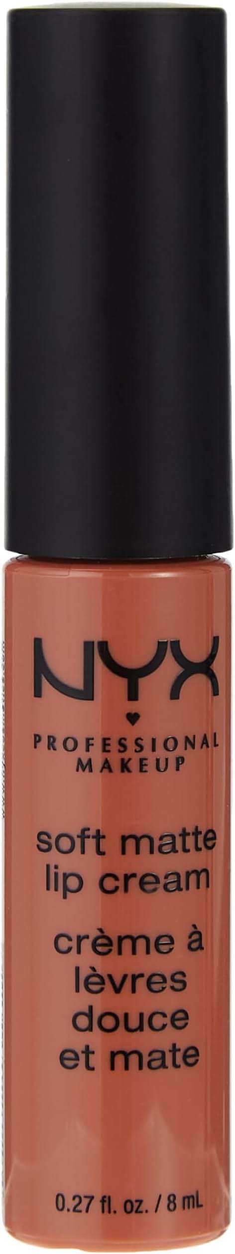 NYX PROFESSIONAL MAKEUP Soft Matte Lip Cream, Lightweight Liquid Lipstick - Abu Dhabi (Deep Rose-Beige) - Image 2