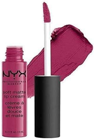 NYX PROFESSIONAL MAKEUP Soft Matte Lip Cream, Lightweight Liquid Lipstick - Abu Dhabi (Deep Rose-Beige) - Image 8