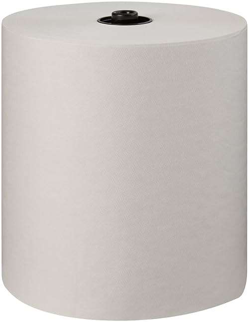 enMotion Georgia‑Pacific (by GP PRO) 8 in 700 Linear Feet Paper Towel Roll, White, 6‑Roll Case Paper Towel Rolls, 89420 - Image 1