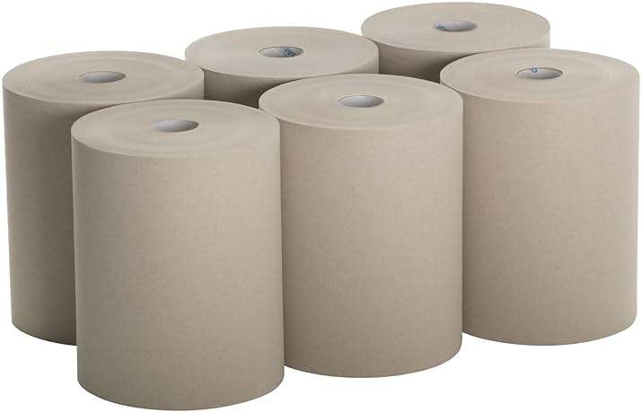 enMotion Georgia‑Pacific (by GP PRO) 10 in 800 Linear Feet Recycled Paper Towel Roll, Brown, 6‑Roll Case Paper Towel Rolls, 89480 - Image 5