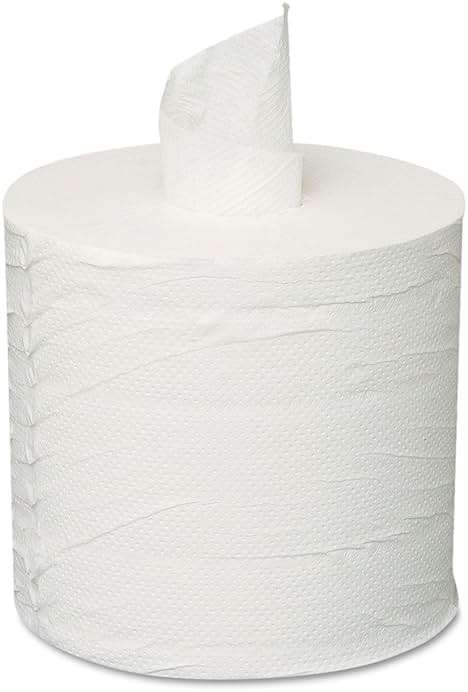 General Supply NP-5505 Centerpull Towels, 2-Ply, White (Case of 6 Rolls) - Image 1