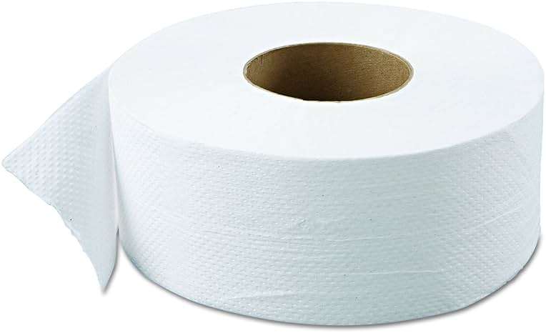 Green Haritage 800 9" Diameter x 3.42" Width, 2-Ply Jumbo Roll Bathroom Tissue (Case of 12) - Image 1