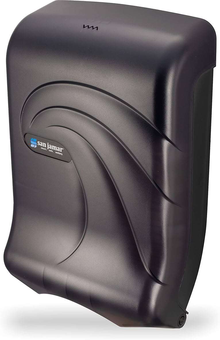 Ultrafold Multifold/C-Fold Towel Dispenser, Oceans, 11.75 X 6.25 X 18, Transparent Black Pearl - Image 4