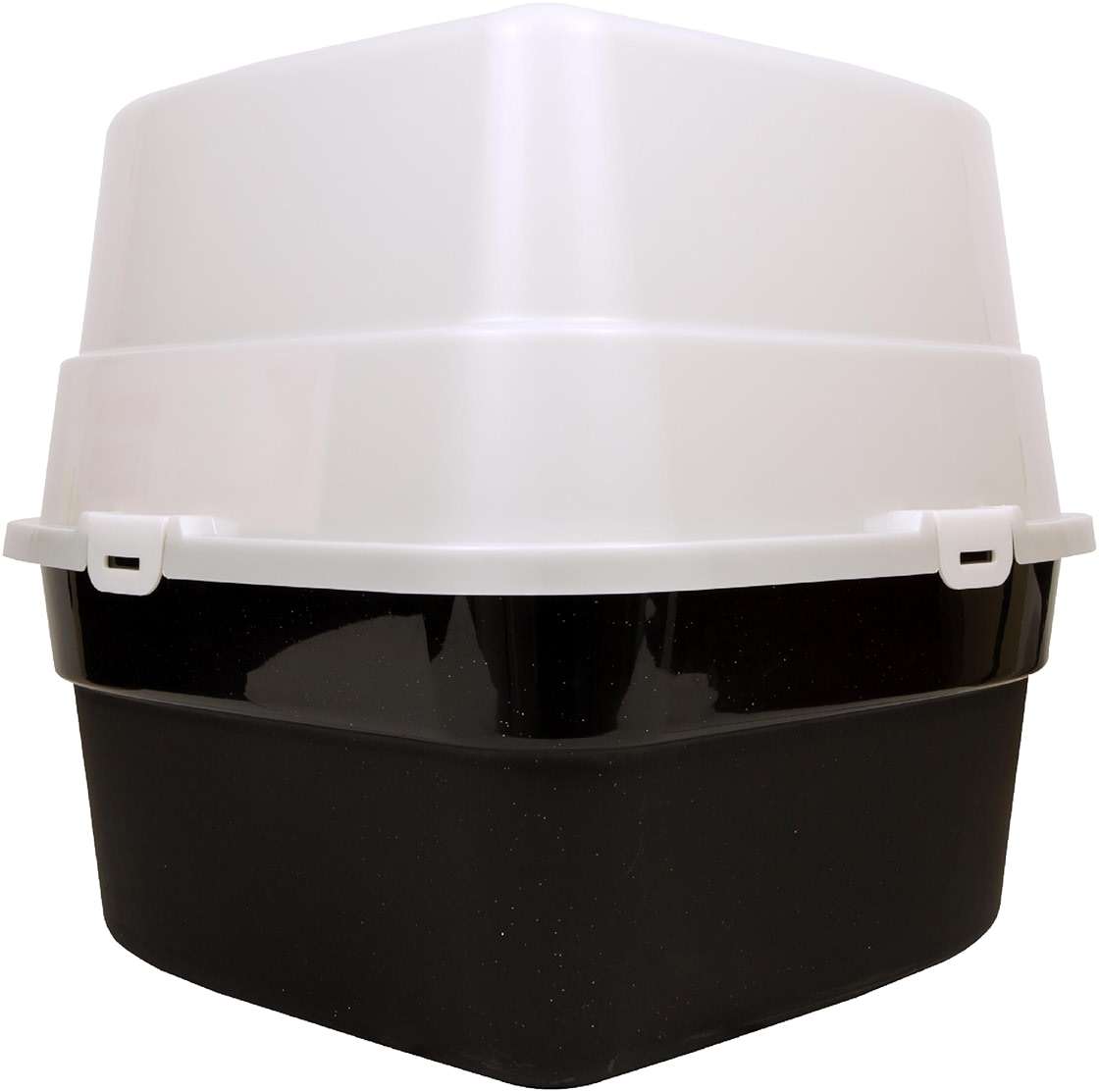 Nature’s Miracle Hooded Corner Litter Box, With Odor Control Charcoal Filter (P-5915) - Image 2