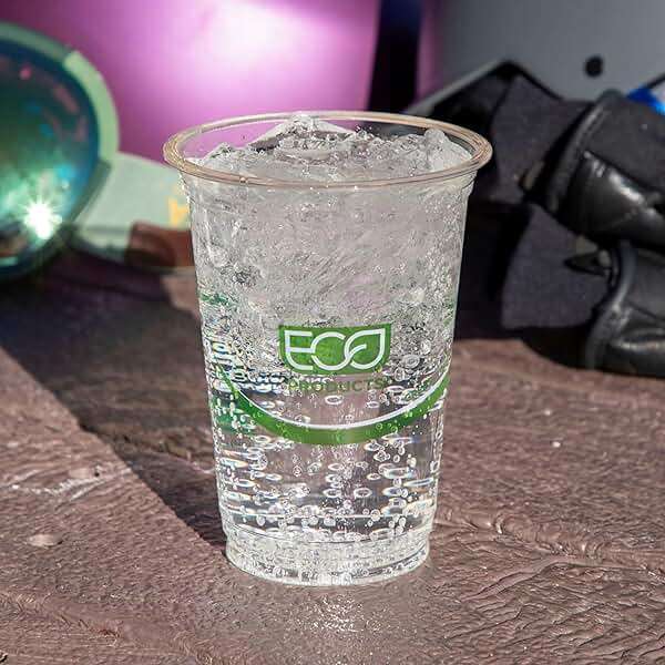 ECO PRODUCTS GreenStripe 16 oz Clear Cold Cups, Plant-Based PLA Disposable Cups for Iced Coffee, Smoothies & Cold Beverages, Foodservice, Restaurant, Catering & Office Use, BPI Certified, 1000 Count - Image 9