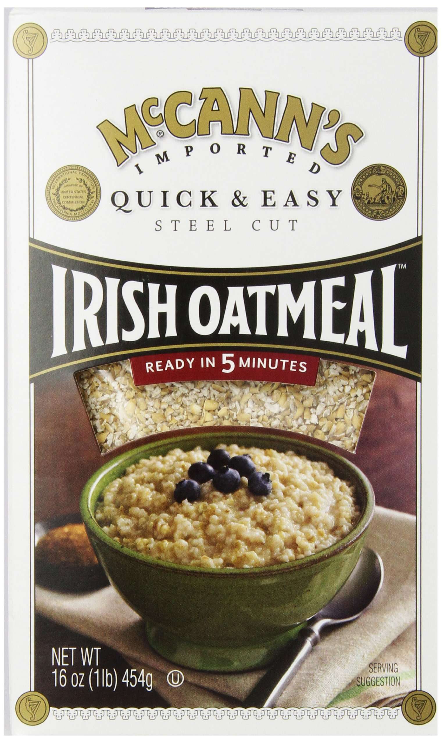 Mccann's Quick and Easy Steel Cut Irish Oatmeal, 16 Ounce - Image 1
