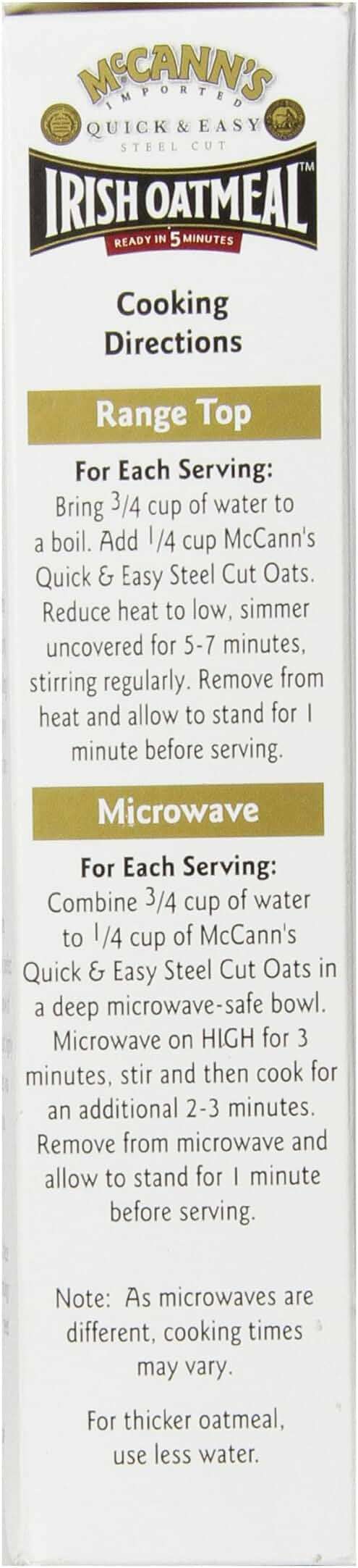 Mccann's Quick and Easy Steel Cut Irish Oatmeal, 16 Ounce - Image 4