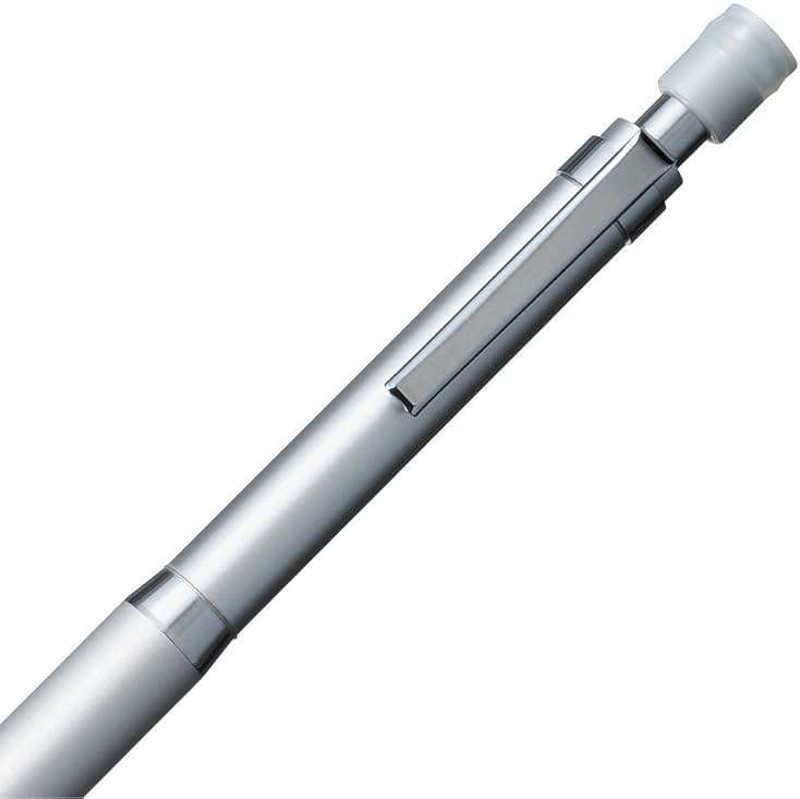 Uni Kuru Toga Roulette Model Auto Lead Rotation 0.5mm Mechanical Pencil, Silver Body (M510171P.26) - Image 4