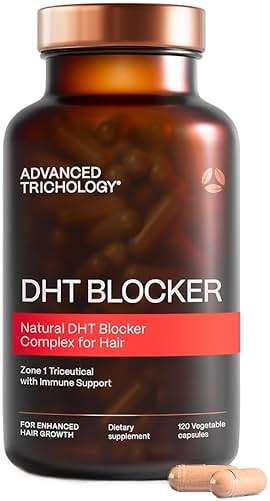 DHT Blocker - Hair Growth Supplement for Genetic Thinning for Men and Women | Approved* by American Hair Loss Association | Guaranteed, Backed by 20 Years of Experience in Hair Loss Treatment Clinics - Image 1