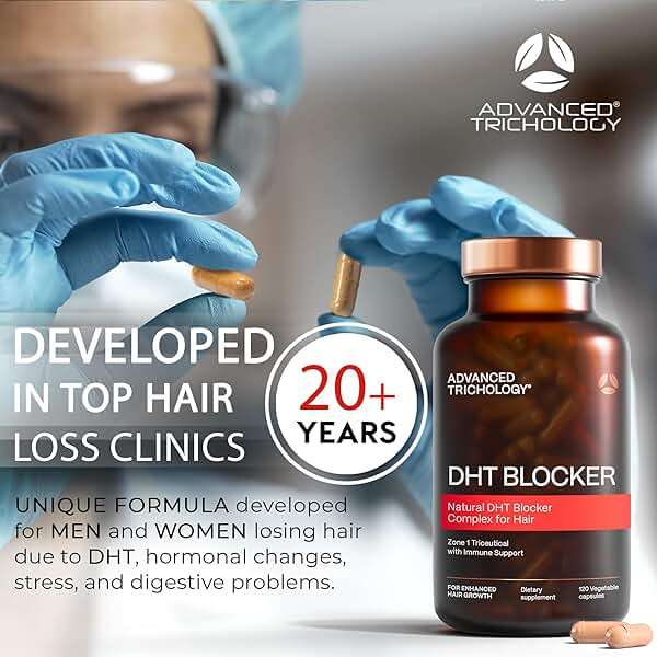 DHT Blocker - Hair Growth Supplement for Genetic Thinning for Men and Women | Approved* by American Hair Loss Association | Guaranteed, Backed by 20 Years of Experience in Hair Loss Treatment Clinics - Image 3