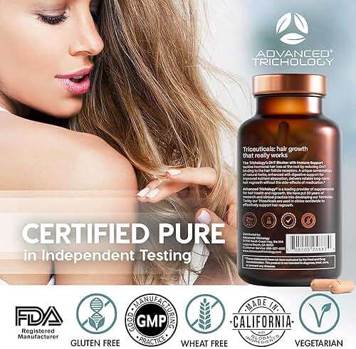 DHT Blocker - Hair Growth Supplement for Genetic Thinning for Men and Women | Approved* by American Hair Loss Association | Guaranteed, Backed by 20 Years of Experience in Hair Loss Treatment Clinics - Image 5