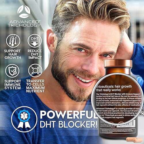 DHT Blocker - Hair Growth Supplement for Genetic Thinning for Men and Women | Approved* by American Hair Loss Association | Guaranteed, Backed by 20 Years of Experience in Hair Loss Treatment Clinics - Image 6
