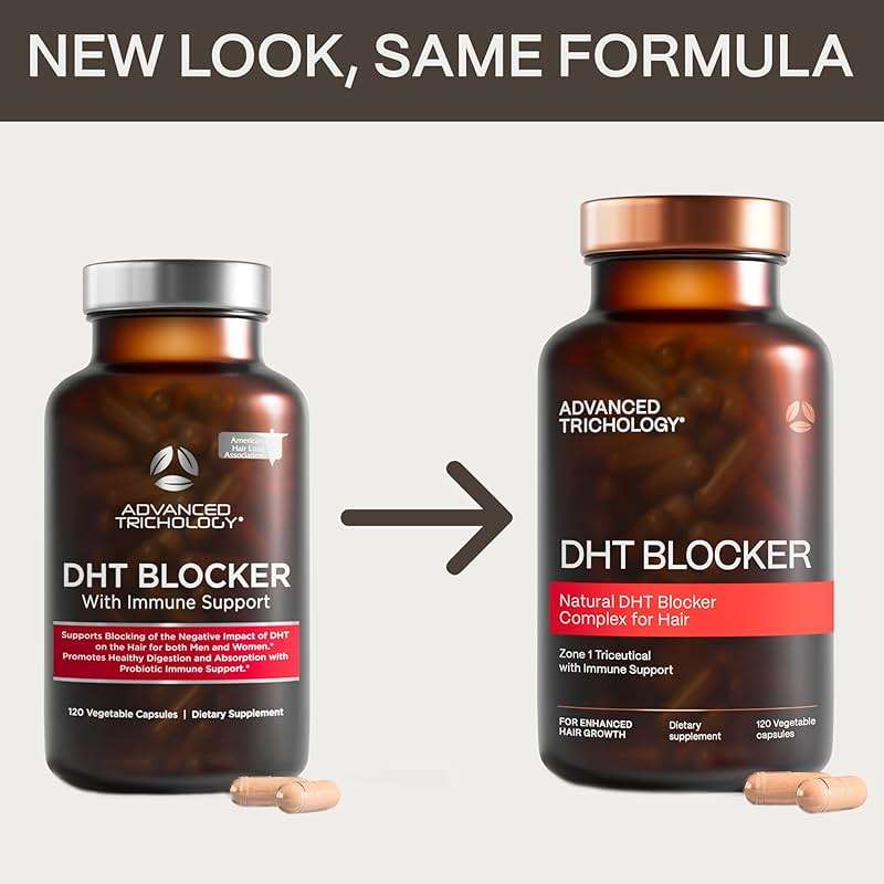 DHT Blocker - Hair Growth Supplement for Genetic Thinning for Men and Women | Approved* by American Hair Loss Association | Guaranteed, Backed by 20 Years of Experience in Hair Loss Treatment Clinics - Image 7