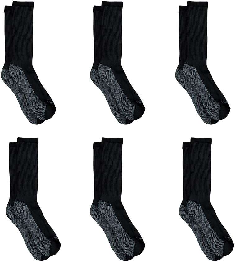 Dickies Men's Dri-tech Original Moisture Control Crew Socks, Available in M-xxl (6, 12, 18 Pairs) - Image 2
