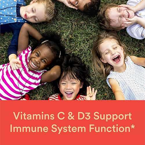 SmartyPants Kids Multivitamin Gummies: Omega 3 Fish Oil (EPA/DHA), Vitamin D3, C, Vitamin B12, B6, A, K & Zinc for Immune Support, Biotin, Gluten Free, Three Fruit Flavors, 120 Count (30 Day Supply) - Image 3