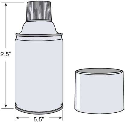 Hospeco Health Gards Metered Aerosol Air Freshener (Fresh Linen Scent, 7 oz. Cans, Case of 12) - Image 2