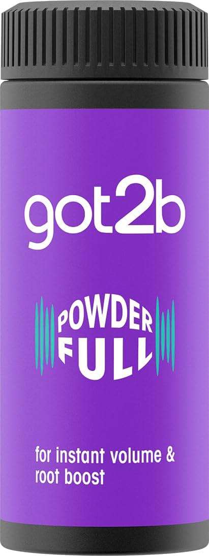 Got2B Schwarzkopf Powder'ful Unisex Root Hair Styling Powder, For Instant Volume and Root Boost, Vegan, 10g - Image 2