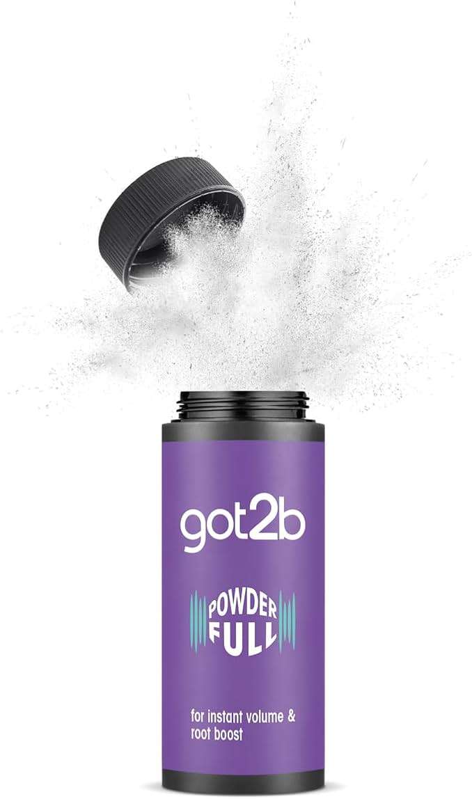 Got2B Schwarzkopf Powder'ful Unisex Root Hair Styling Powder, For Instant Volume and Root Boost, Vegan, 10g - Image 3