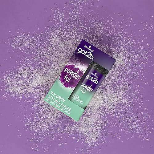 Got2B Schwarzkopf Powder'ful Unisex Root Hair Styling Powder, For Instant Volume and Root Boost, Vegan, 10g - Image 7