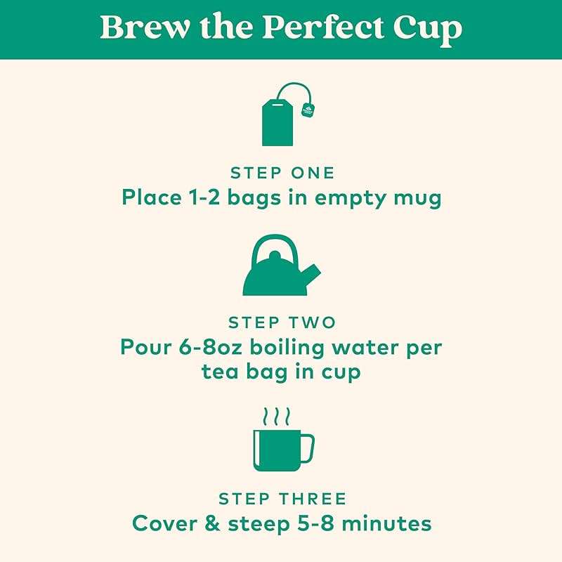 Organic India Tulsi Peppermint Herbal Tea - Stress Relieving & Refreshing, Immune Support, Aids Digestion, Vegan, USDA Certified Organic, Fairtrade, Caffeine-Free - 18 Infusion Bags, 1 Pack - Image 4