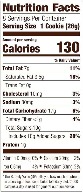 Pepperidge Farm Sausalito Crispy Milk Chocolate Macadamia Nut Cookies, 7.2 OZ Bag (8 Cookies) - Image 2