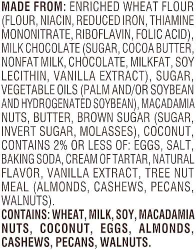 Pepperidge Farm Sausalito Crispy Milk Chocolate Macadamia Nut Cookies, 7.2 OZ Bag (8 Cookies) - Image 3