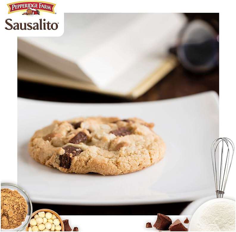 Pepperidge Farm Sausalito Crispy Milk Chocolate Macadamia Nut Cookies, 7.2 OZ Bag (8 Cookies) - Image 5