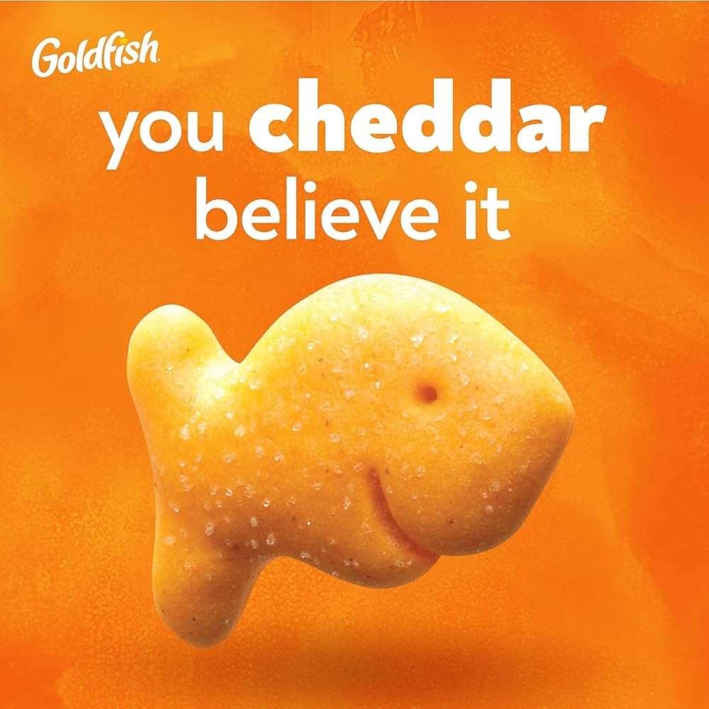 Goldfish Cheddar Cheese Crackers, Baked Snack Crackers, 6.6 oz Bag - Image 3