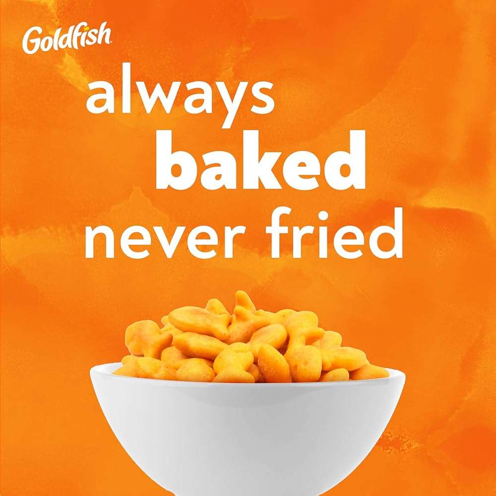 Goldfish Cheddar Cheese Crackers, Baked Snack Crackers, 6.6 oz Bag - Image 5