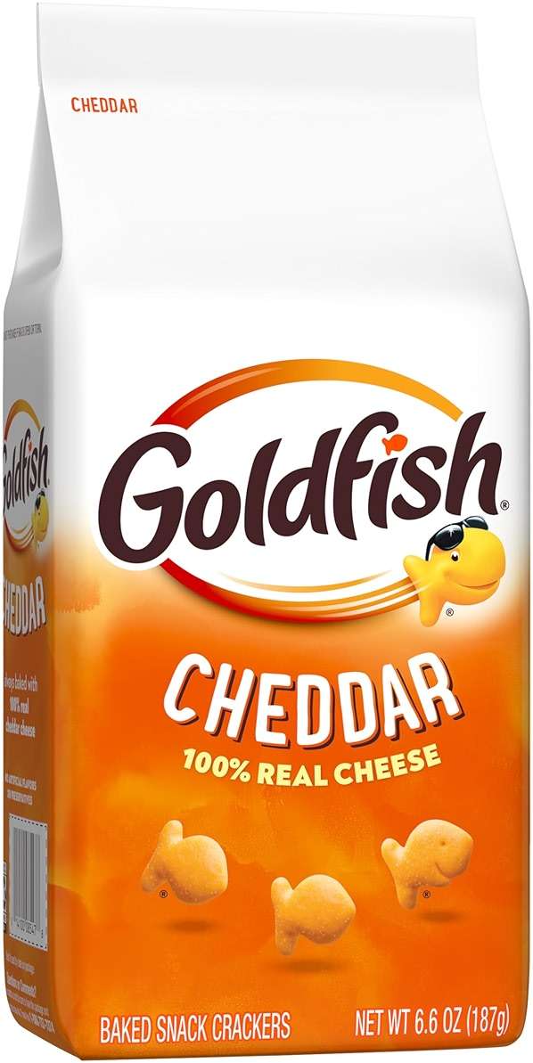 Goldfish Cheddar Cheese Crackers, Baked Snack Crackers, 6.6 oz Bag - Image 7