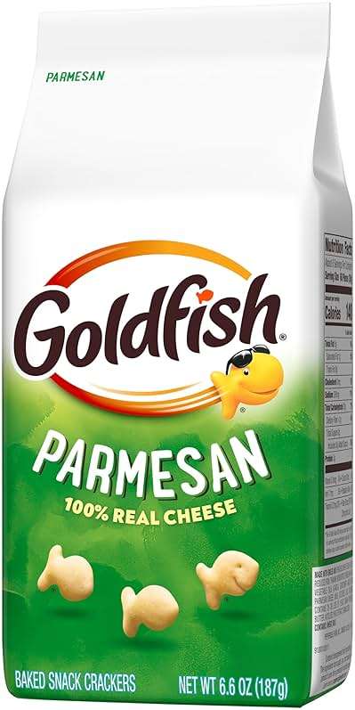 Goldfish Parmesan Cheese Crackers, 6.6 Oz Bag - Image 6