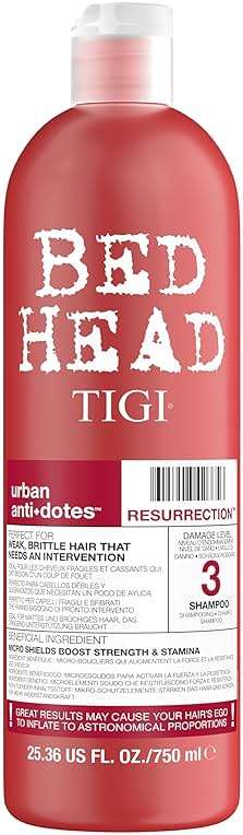 Bed Head Tigi Urban Anti+dotes Resurrection Shampoo Damage Level 3,25.36 Ounce - Image 1