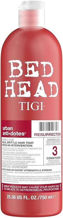 TIGI Bed Head Urban Antidotes Resurrection Intensive Moisture Repair Conditioner for Severely Damaged Hair, Keratin & Oils, 25.36 fl oz - Image 1