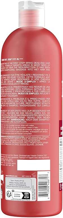 TIGI Bed Head Urban Antidotes Resurrection Intensive Moisture Repair Conditioner for Severely Damaged Hair, Keratin & Oils, 25.36 fl oz - Image 4