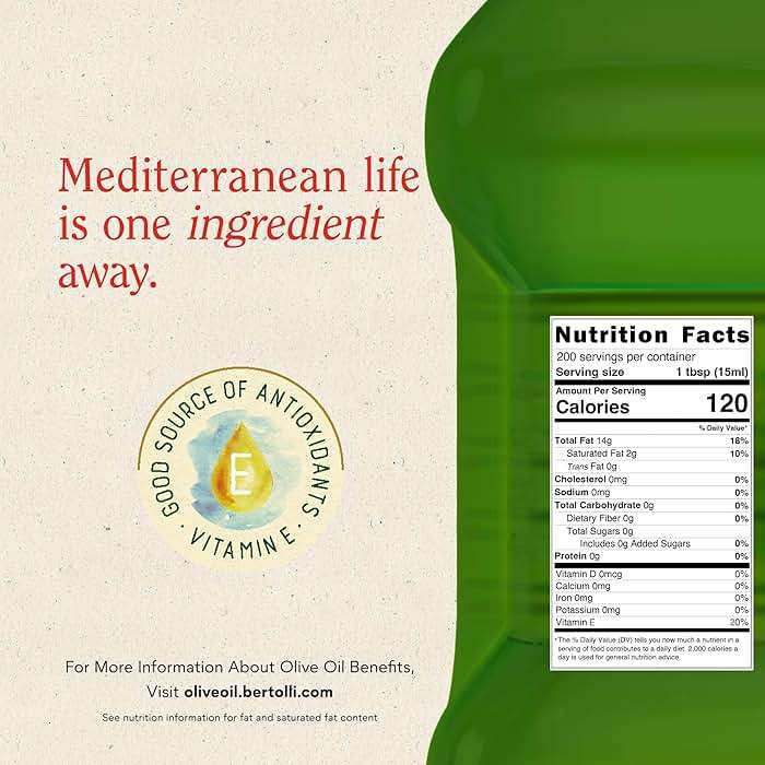 Bertolli Extra Virgin Olive Oil, Rich Taste, First Cold Pressed, Contains Polyphenols, 101.4 fl oz - Image 2