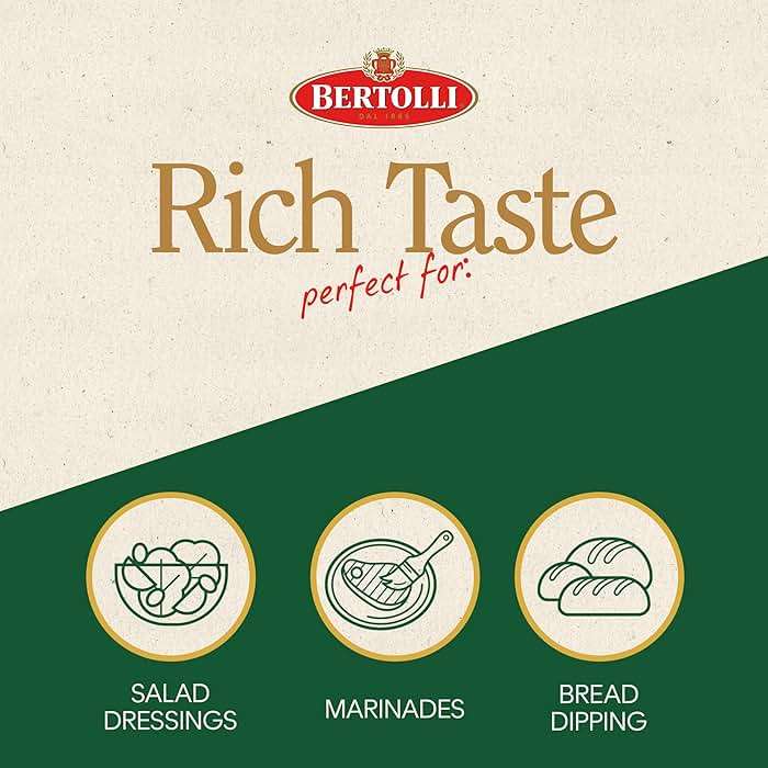 Bertolli Extra Virgin Olive Oil, Rich Taste, First Cold Pressed, Contains Polyphenols, 101.4 fl oz - Image 4
