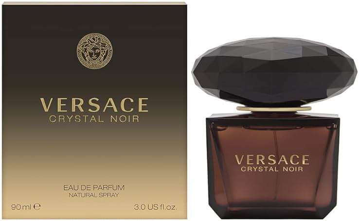 VERSACE Crystal Noir Eau De Parfum Spray for Women, 3 Ounce - Image 1