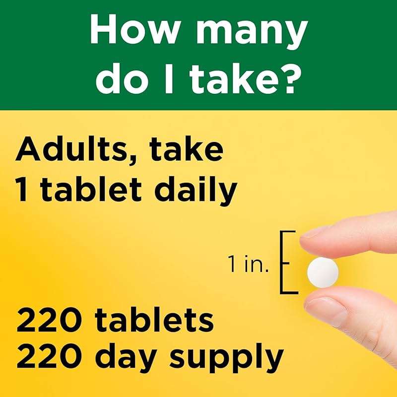 Nature Made Vitamin D3 2000 IU (50 mcg), Vitamin D Supplement for Bone, Teeth, Muscle and Immune Health Support, 220 Tablets, 220 Day Supply - Image 5