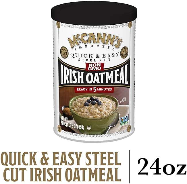 McCann's Irish Oatmeal, Quick & Easy Steel Cut Oats, 24 Ounce (Pack of 12) - Image 2