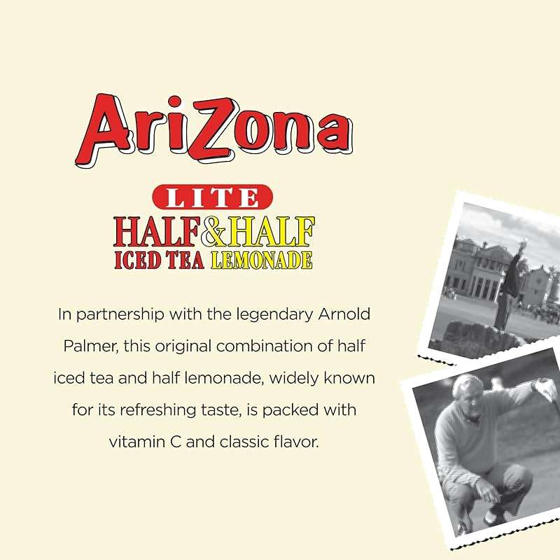 AriZona Arnold Palmer Half and Half - 16 Fl Oz (12 Pack) - Image 4
