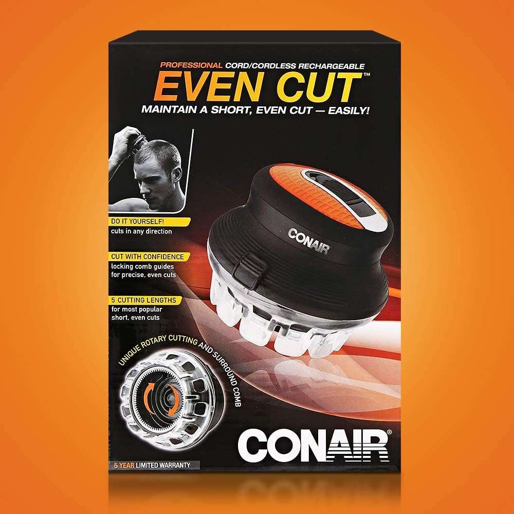 Conair Corded/Cordless Even-Cut Rotary Haircut Kit - Image 11