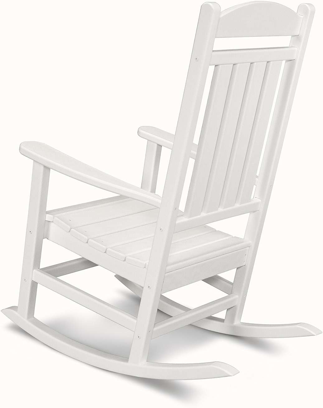POLYWOOD Presidential Rocking Chair in White - Image 6