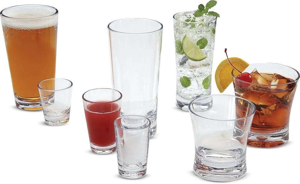 Carlisle FoodService Products Alibi Shot Glass Clear Glass for Restaurant, Kitchen, and Bar, Plastic, 3 Ounces, Clear - Image 7